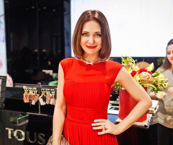 Екатерина Климова на открытии первого бутика TOUS в Новосибирске