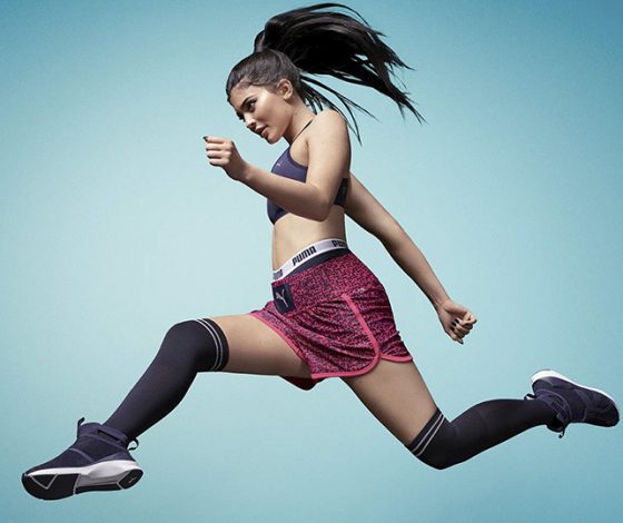 Кайли Дженнер продолжает сотрудничество с Puma. И Канье Уэст ей не помеха!