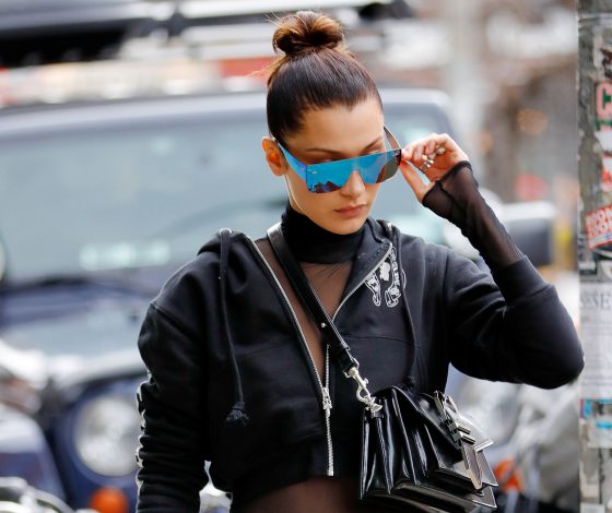 Как носить прозрачное боди: уроки стиля от Беллы Хадид и Кендалл Дженнер