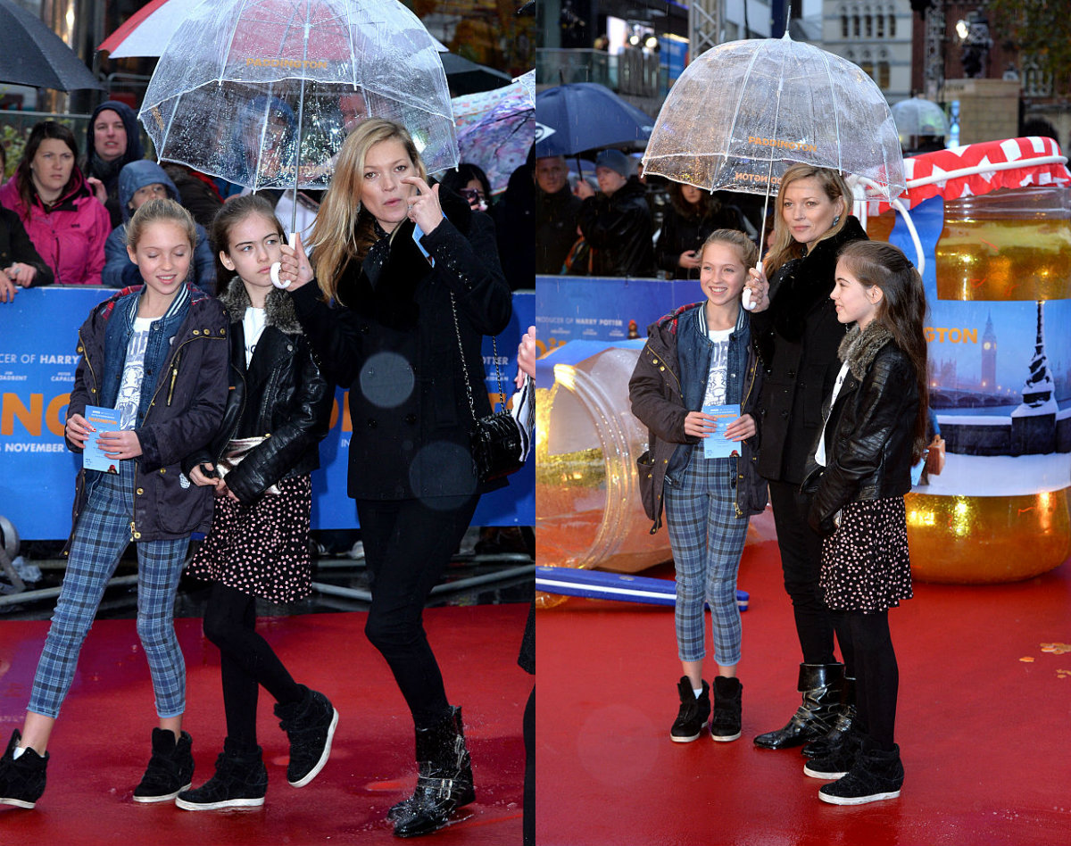 Кейт Мосс и Лила Грэйс (слева) на премьере фильма 