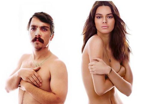 Сделай мне смешно: фанат Кендалл Дженнер и его  коллажи с моделью