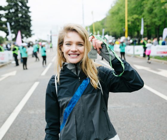 Наоми Кэмпбелл, Изабель Гулар, Полина Гагарина и Елена Темникова на благотворительном марафоне «Бегущие сердца»