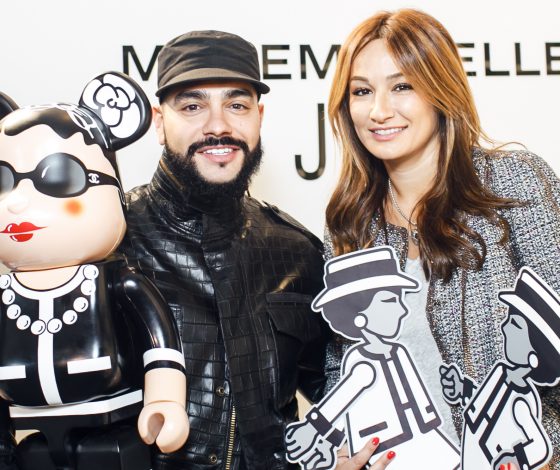 Тимати, Айсель Трудел, Яна Рудковская, Полина Гагарина и Елена Перминова на вечеринке в честь премьеры часов Chanel Mademoiselle J12