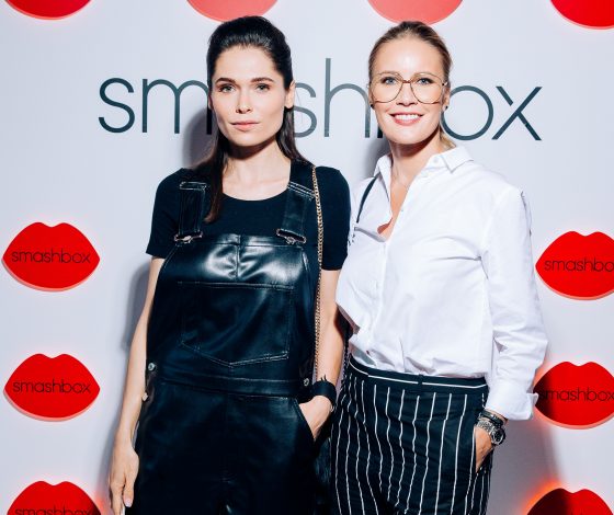 Елена Летучая, Elvira T и Ингрид Олеринская на вечеринке SMASHBOX