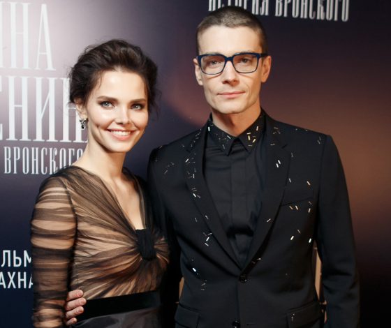 Елизавета Боярская и Максим Матвеев на премьере фильма «Анна Каренина. История Вронского»
