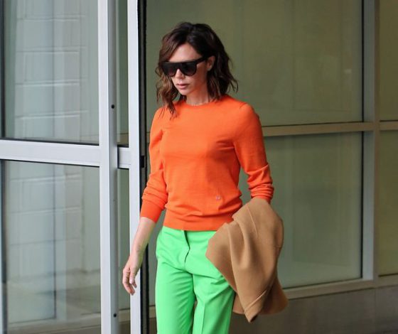 Такого мы не ожидали! Новый и очень яркий выход Виктории Бекхэм!