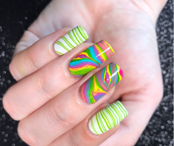 Самый летний маникюр сезона: радуга на ногтях!