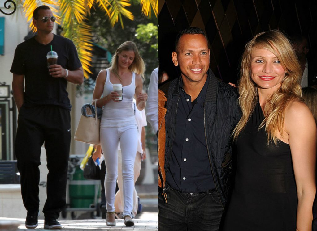 Алекс Родригес и Кэмерон Диас