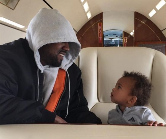 Идеальный отец! Канье Уэст провел выходные с сыном