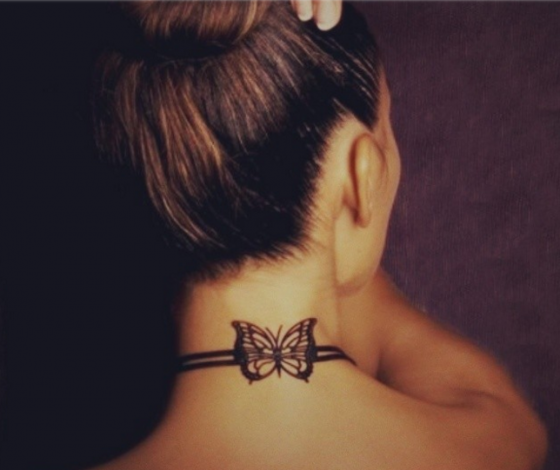 Татуировки на шее. 25 свежих идей!