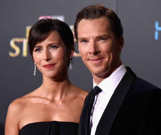 Вышли в свет! Бенедикт Камбербетч на свидании с женой после рождения второго ребенка