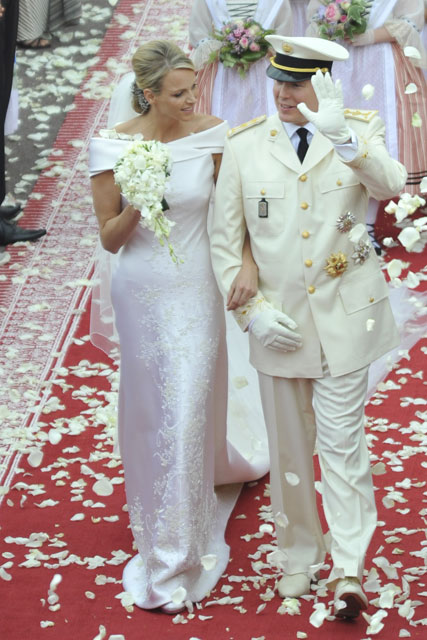 Принц Альбер II и Шарлин Уиттсток, 25 июня 2011 года