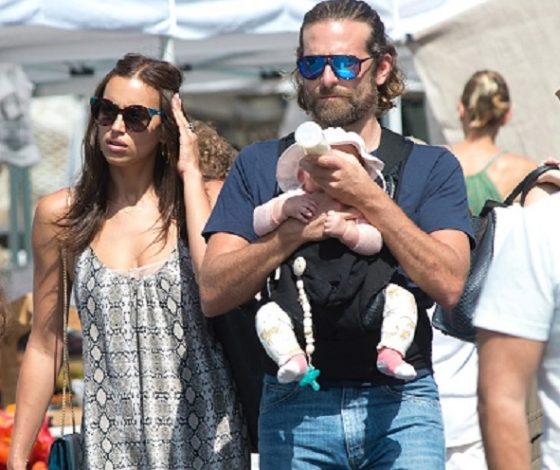 Идеальная семья: Ирина Шейк и Брэдли Купер на прогулке