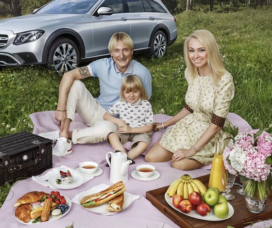 Как Яна Рудковская и Евгений Плющенко успевают находить время для свиданий, и при чем здесь «Мерседес-Бенц»?