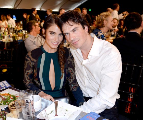 Прелесть! Первый выход Никки Рид и Йена Сомерхолдера с дочкой