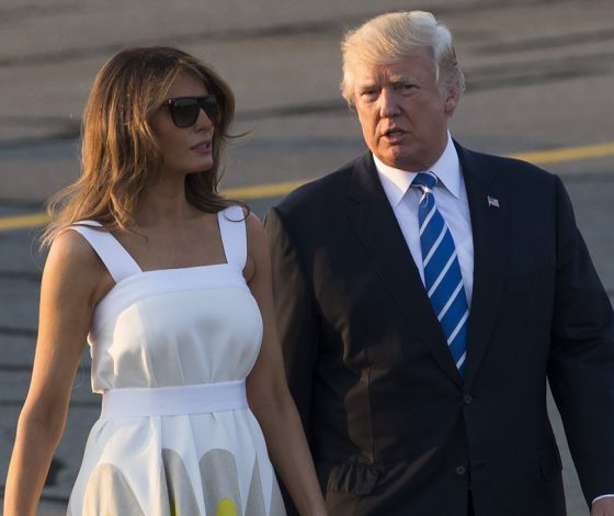 Дональд и Мелания Трамп прилетели на Гавайи. Новый выход первой леди