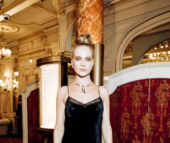 Глюк'oZa, Светлана Бондарчук и Надежда Оболенцева на коктейле Ulyana Sergeenko и Faidee