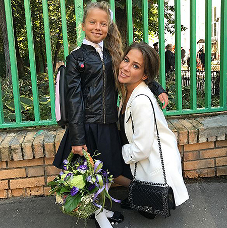 Юлия Барановская с дочерью Яной