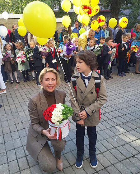 Анастасия Гребенкина с сыном Иваном