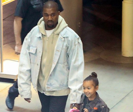 Папина дочка! Канье Уэст и Норт сходили в кино
