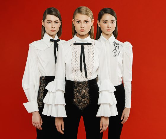 Вышивка, бахрома и бархат в весенней коллекции Yanina Demi-Couture