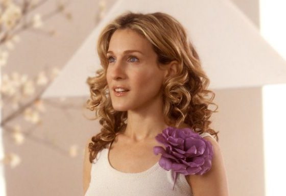 Броши Кэрри Брэдшоу в виде искусственных цветов - главный аксессуар показа Missoni…