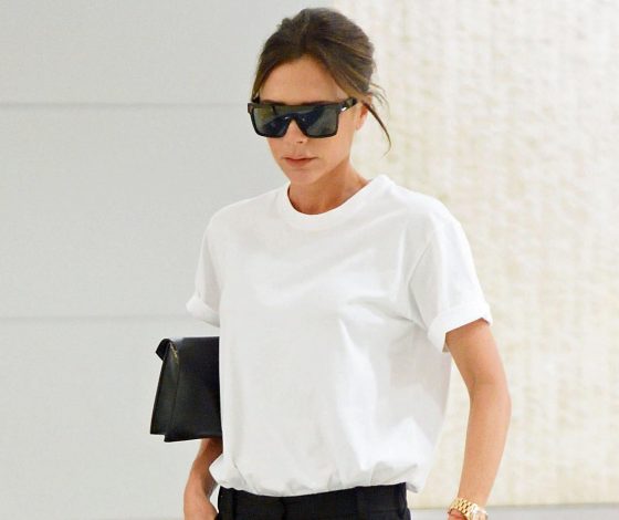 До чего же стильная! Новый выход Виктории Бекхэм