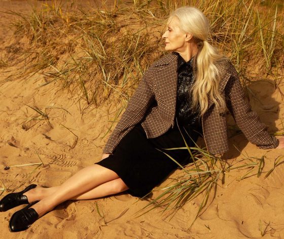 62-летняя модель в новом лукбуке бренда 12Storeez