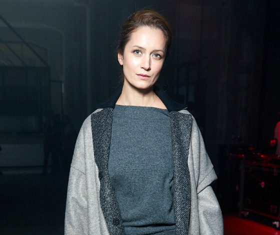 Виктория Исакова, Эвелина Хромченко и Анна Цуканова-Котт на показе Tegin