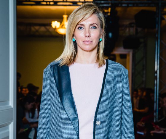 Светлана Бондарчук, Маргарита Мамун и Татьяна Геворкян на показе Alena Akhmadullina