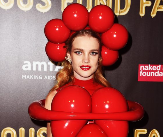 Наталья Водянова, Наоми Кэмпбелл, Карли Клосс и Изабель Гулар на вечеринке amfAR