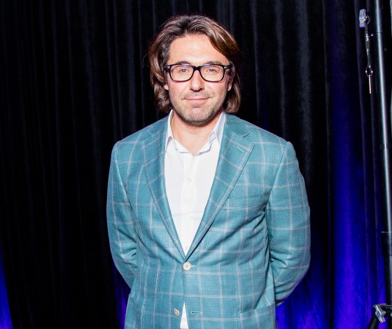 Андрей Малахов, Сати Казанова, Маргарита Мамун и Юлия Барановская на 20-летии Marie Claire