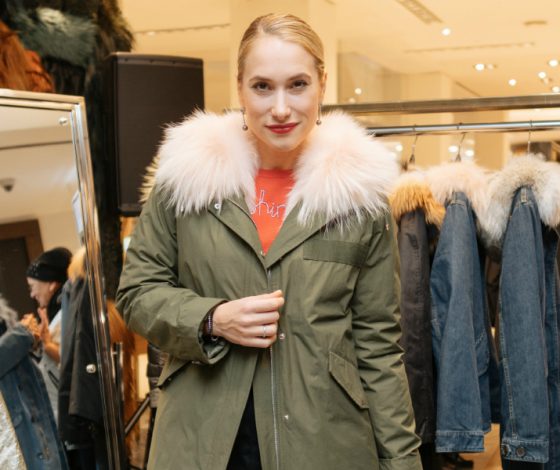 Марика, Юлиана Караулова и Наталья Бардо на открытии pop-up пространства Yves Salomon