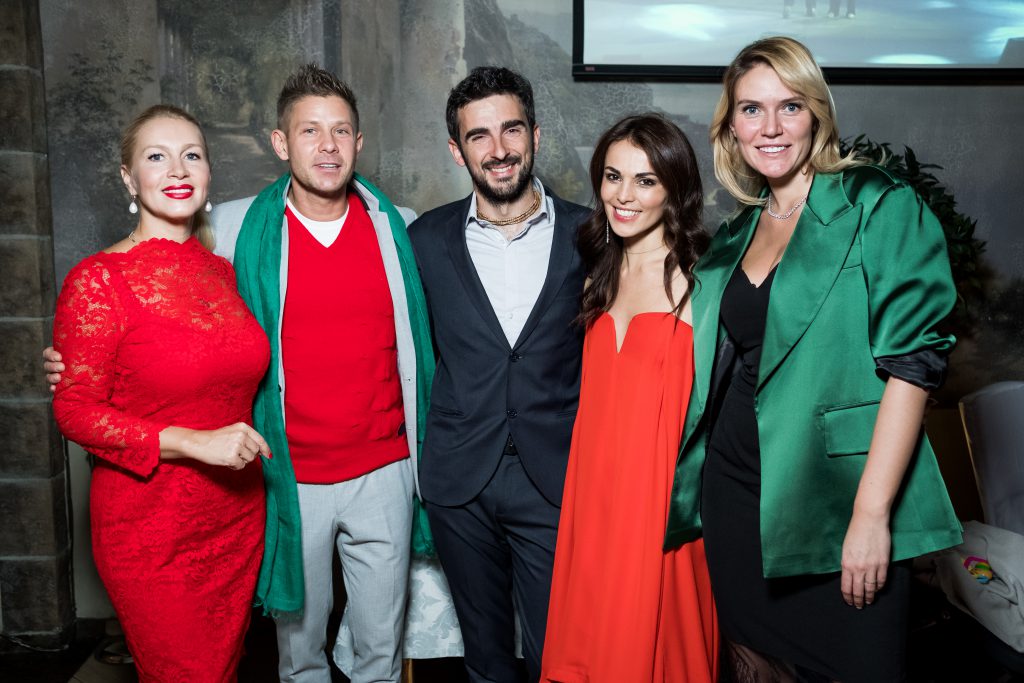 Екатерина Одинцова, Митя Фомин, Стефано Тиоццо, Сати Казанова и Дарья Петра 