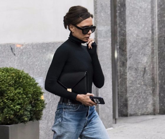 Виктория Бекхэм прилетела в Нью-Йорк! В чем?