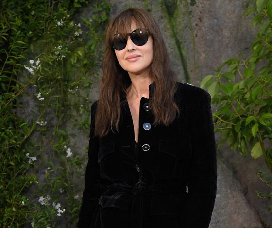 Моника Беллуччи, Синди Кроуфорд и Кайя Гербер на показе Chanel