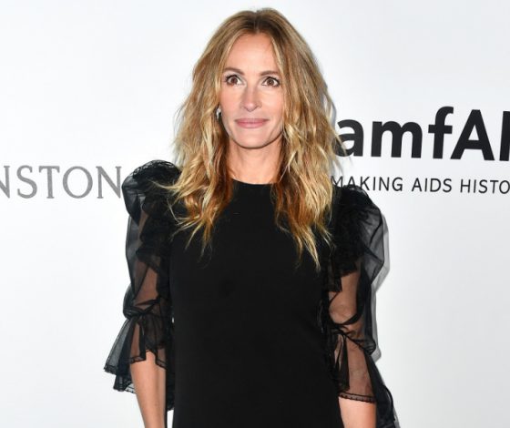 Джулия Робертс, Ферги и Кейт Хадсон на гала-ужине amfAR в Лос-Анджелесе