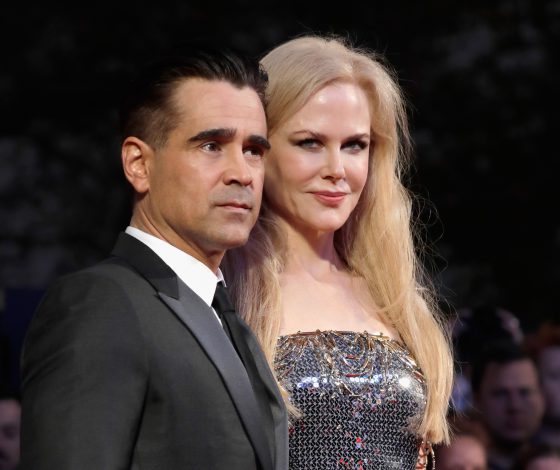 Николь Кидман, Эмма Стоун и Колин Фаррелл на красной дорожке лондонского кинофестиваля