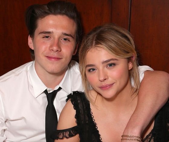 Первый официальный выход Бруклина Бекхэма и Хлои Морец после воссоединения