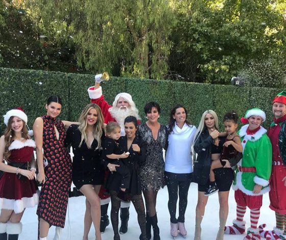 Как отметила Рождество семья Кардашьян? С размахом
