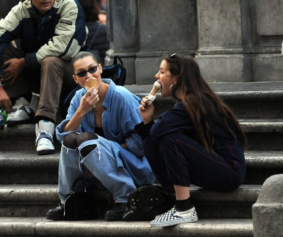 Как отдыхают модели? Итальянские каникулы Беллы Хадид