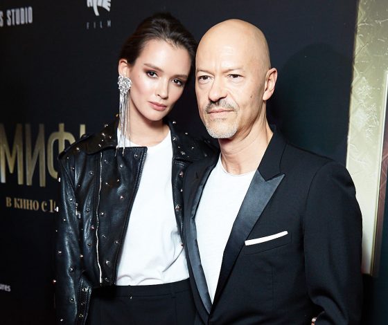 Федор Бондарчук и Паулина Андреева, Сергей Безруков, Светлана Ходченкова на премьере фильма «Мифы»