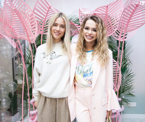 Юлия Паршута, T-killah, Рита Дакота и Влад Соколовский на открытии салона Анны Хилькевич