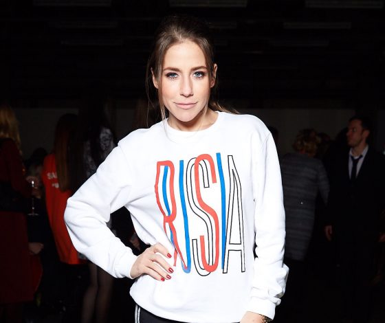 Юлия Барановская, Инна Маликова и Анна Семенович на показе олимпийской формы от Zasport