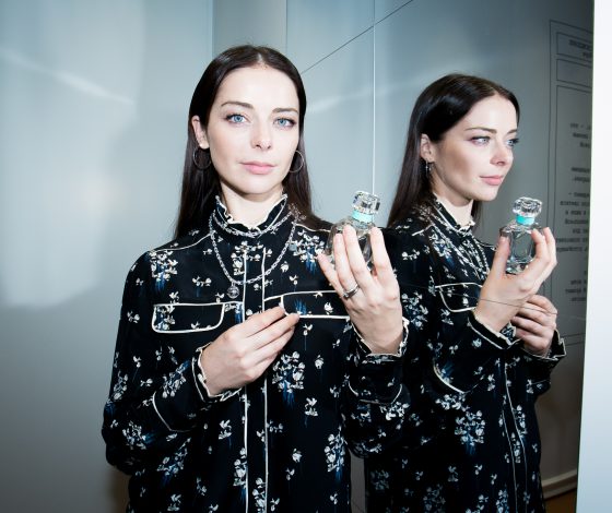 Марина Александрова, Юлия Барановская и Юлия Топольницкая на коктейле Tiffany&Co