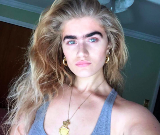 Трешачок от Марины: брови с хвостами и пирсингом