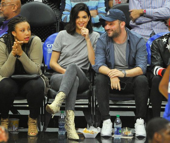 Фото дня: Кендалл Дженнер на матче своего бойфренда