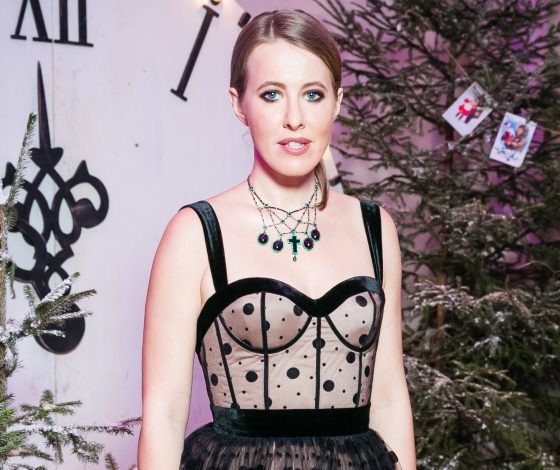 Ксения Собчак, Игорь Верник и Галина Юдашкина на благотворительном балу фонда Александра и Миланы Кержаковых