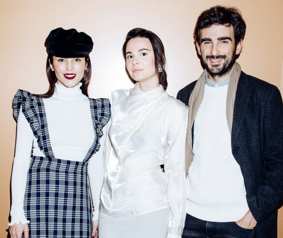 Сати Казанова и Стефано Тиоццо на ювелирном транк-шоу One time only Moscow by Nadia Missbach