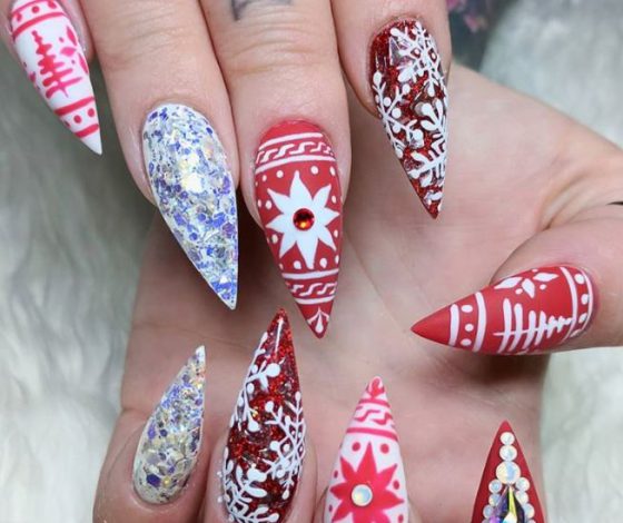 Ужасные идеи для новогоднего маникюра! Смотри, как делать НЕ надо!